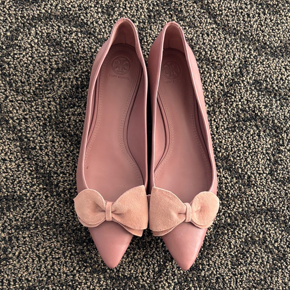Tory Burch Blush Bow Flats